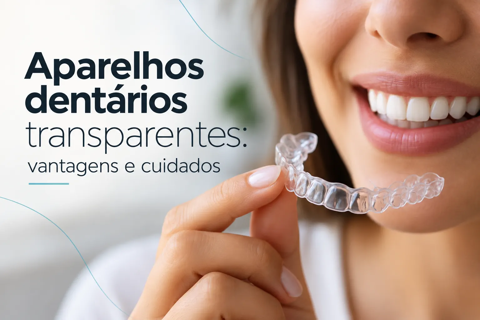 Aparelhos dentários transparentes: vantagens e cuidados
